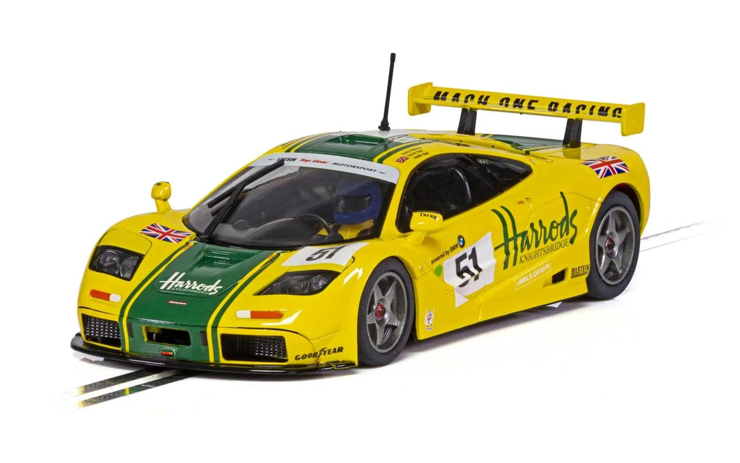 Scalextric C4026 McLaren F1 GTR Le Mans 1995 Harrods #51 Slot Car