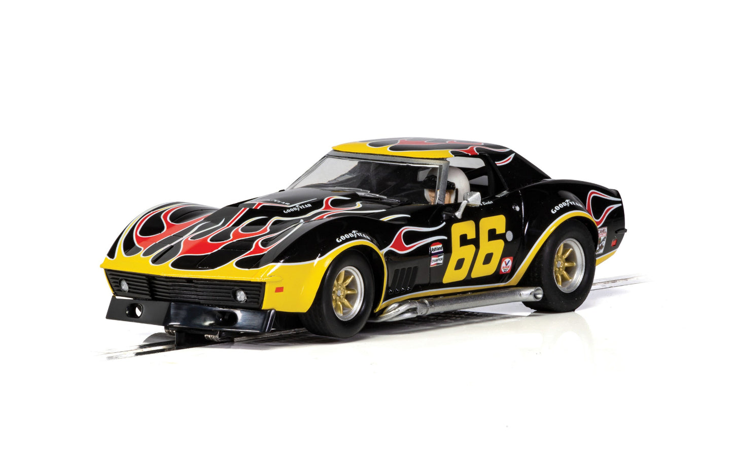 Scalextric C4107 Chevrolet Corvette Flames #66