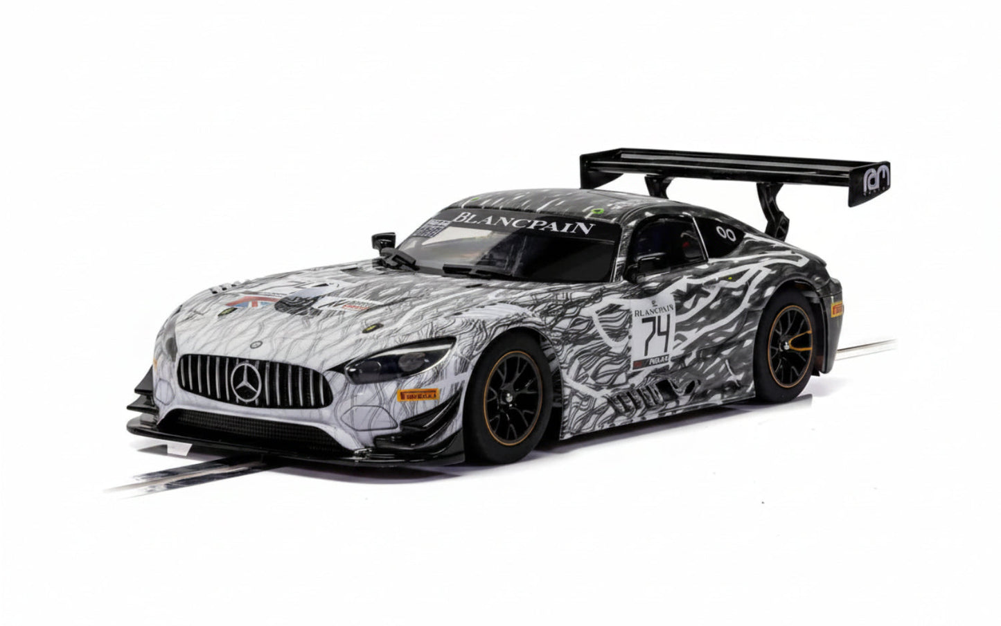 Scalextric C4162 Mercedes AMG GT3 Monza 2019 Ram Racing #74