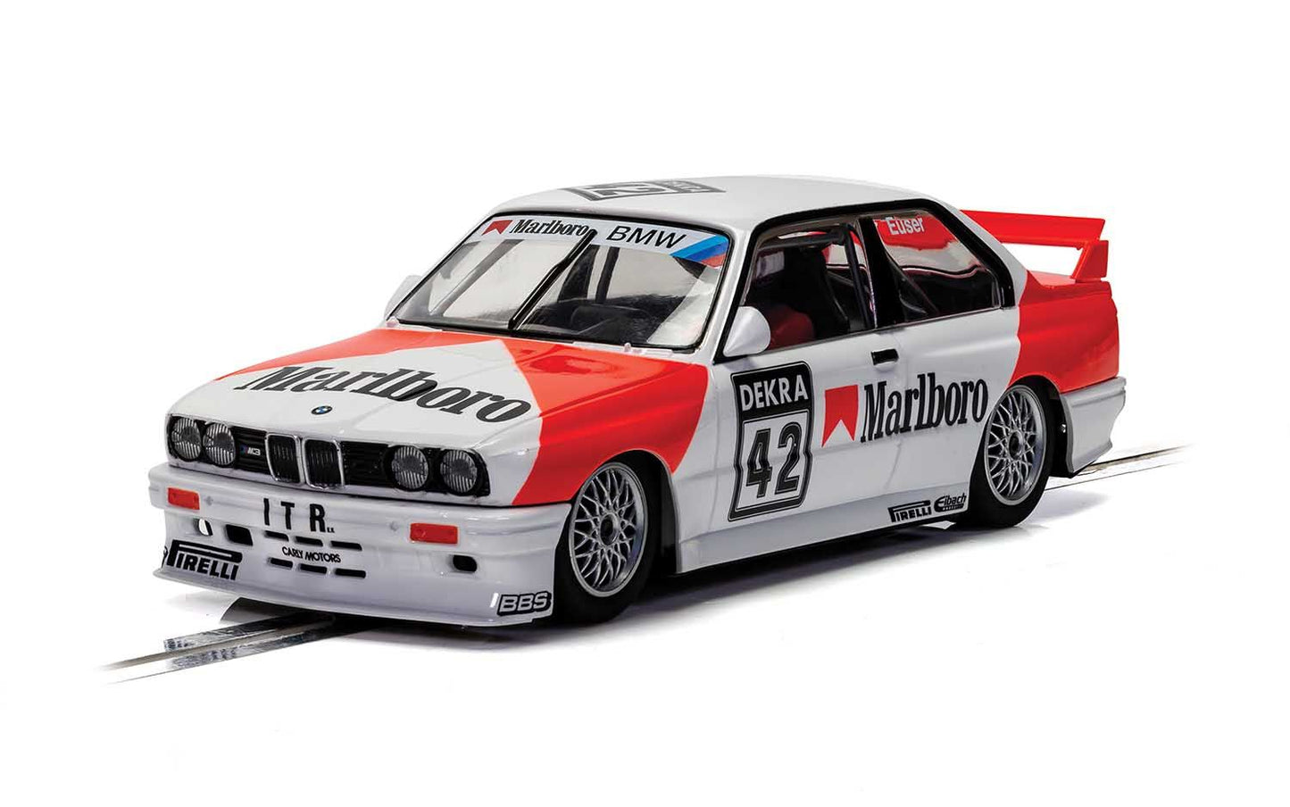 Scalextric C4168 BMW E30 M3 1991 DTM Cor Euser #42 Slot Car