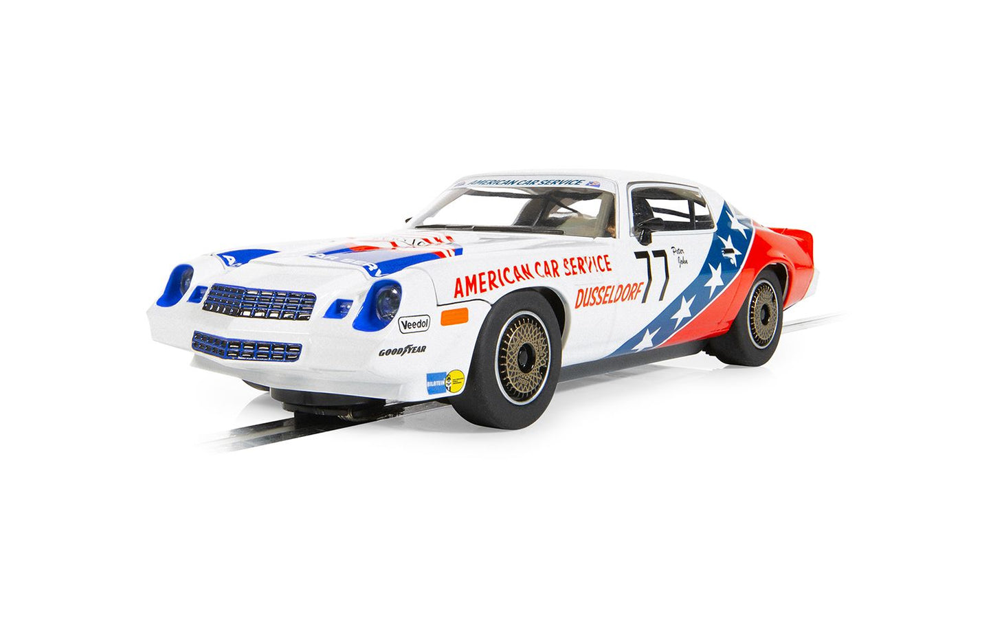 Scalextric C4300 Chevrolet Camaro Z28 Peter John DTM 1982 #77 Slot Car