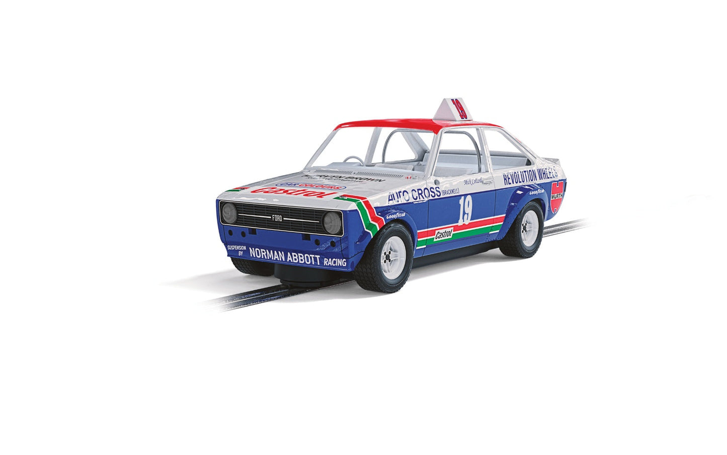 Scalextric C4323 Ford Escort Mk2 Hot Rod Mick Duffy Collard #19 Slot Car