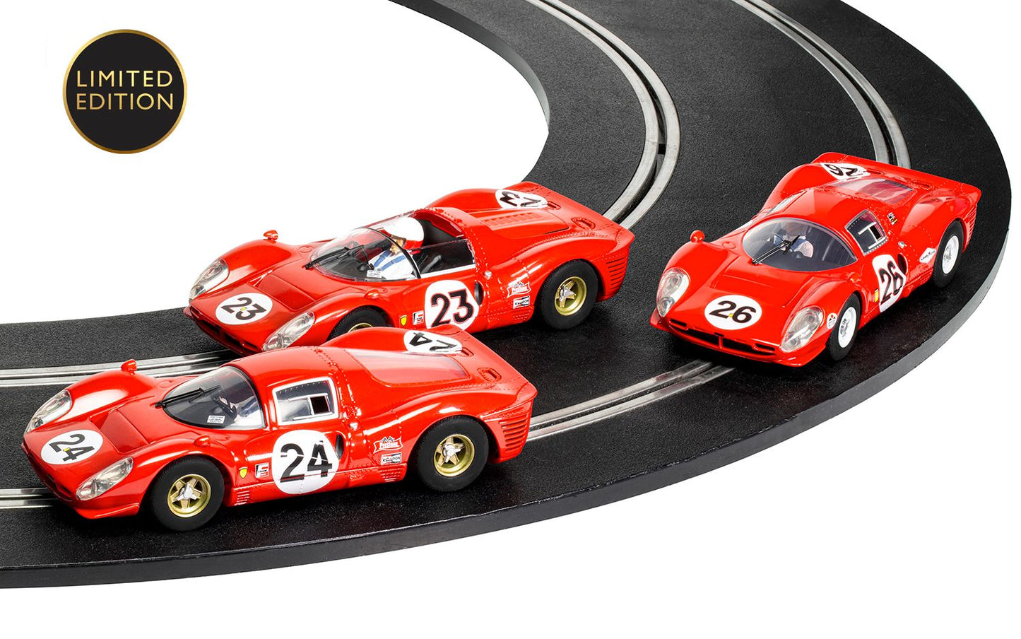 Scalextric C4391A 1967 Daytona 24 Triple Pack Slot Car