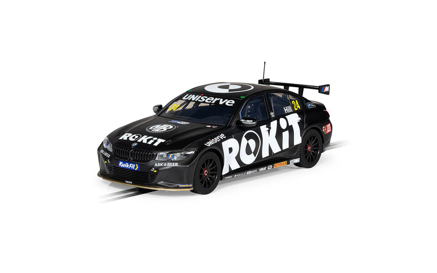 Scalextric C4440 BMW 330i M-Sport BTCC 2022 Jake Hill #24 Slot Car
