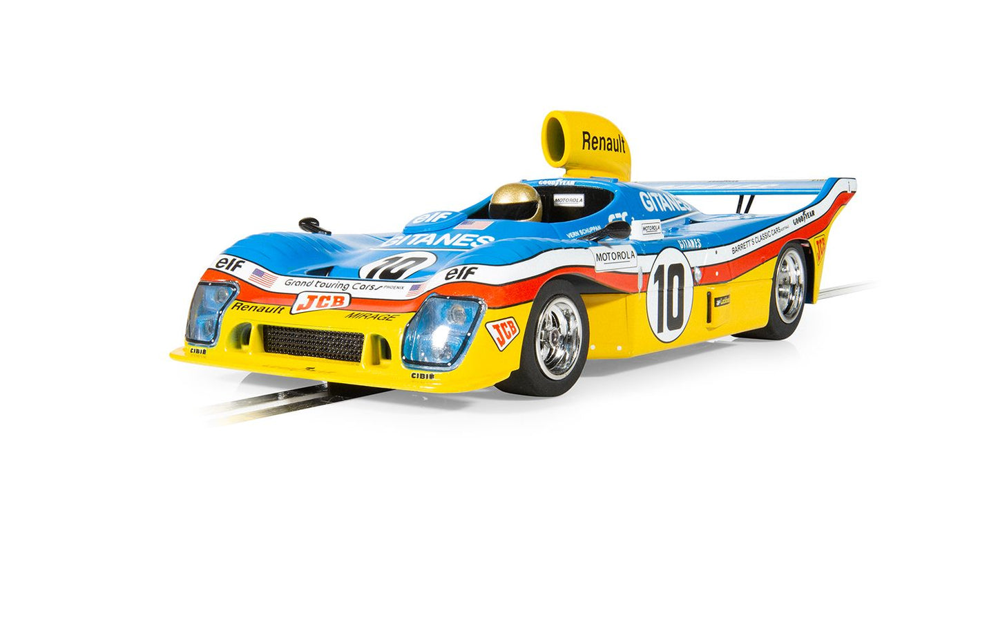 Scalextric C4444 Mirage GR8 2nd Le Mans 1977 #10 Slot Car