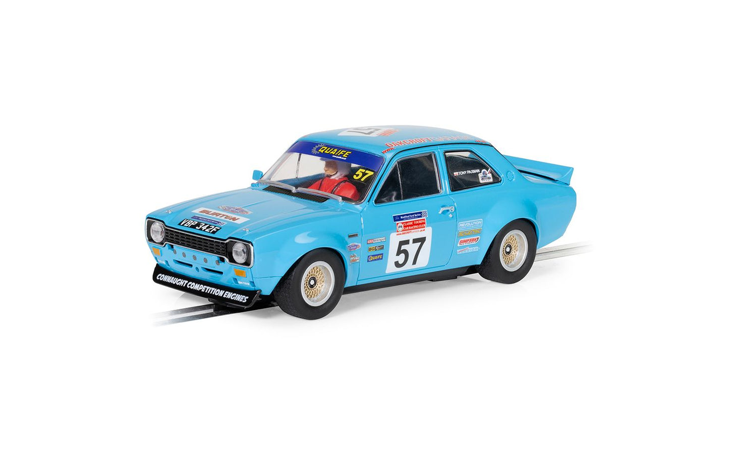 Scalextric C4445 Ford Escort Mk1 Tony Paxman Racing #57 Slot Car