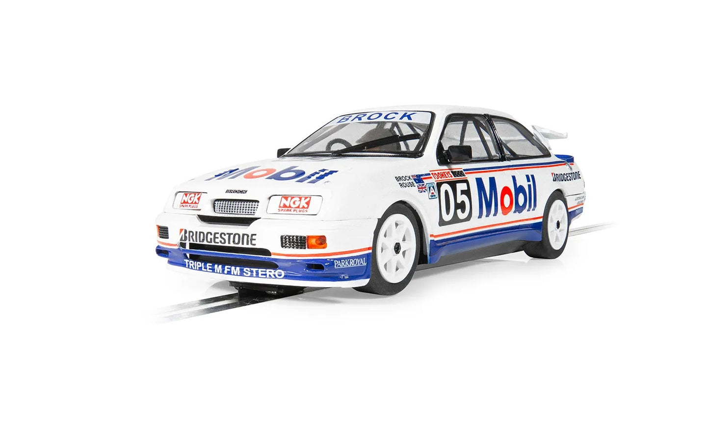 Scalextric C4505 Ford Sierra RS500 Peter Brock Bathurst 1989 #05 Slot Car
