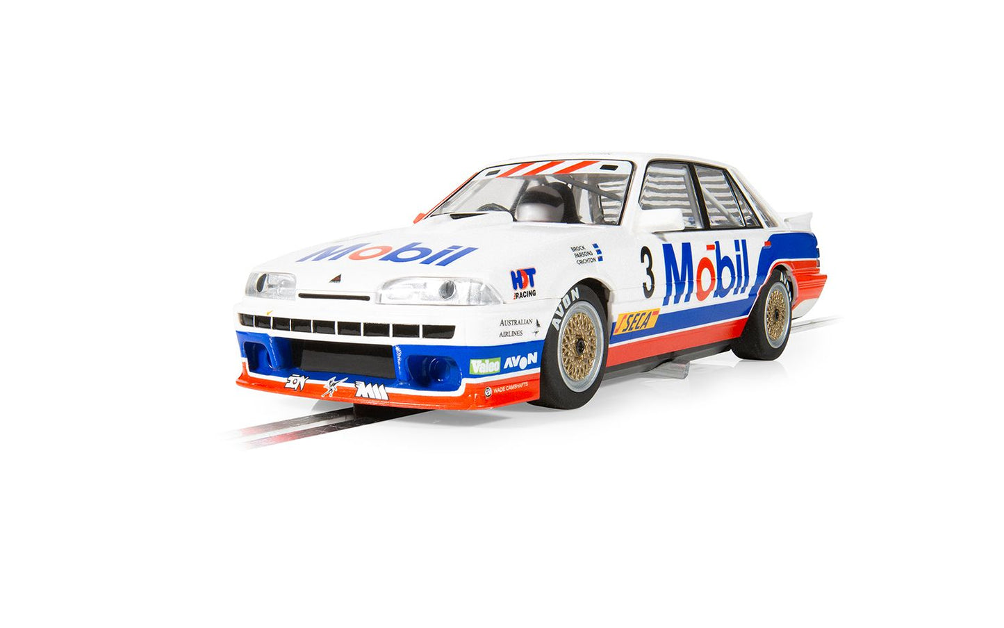 Scalextric C4549 Holden VL Commodore Spa 1987 Holden Dealer Team #3 Slot Car
