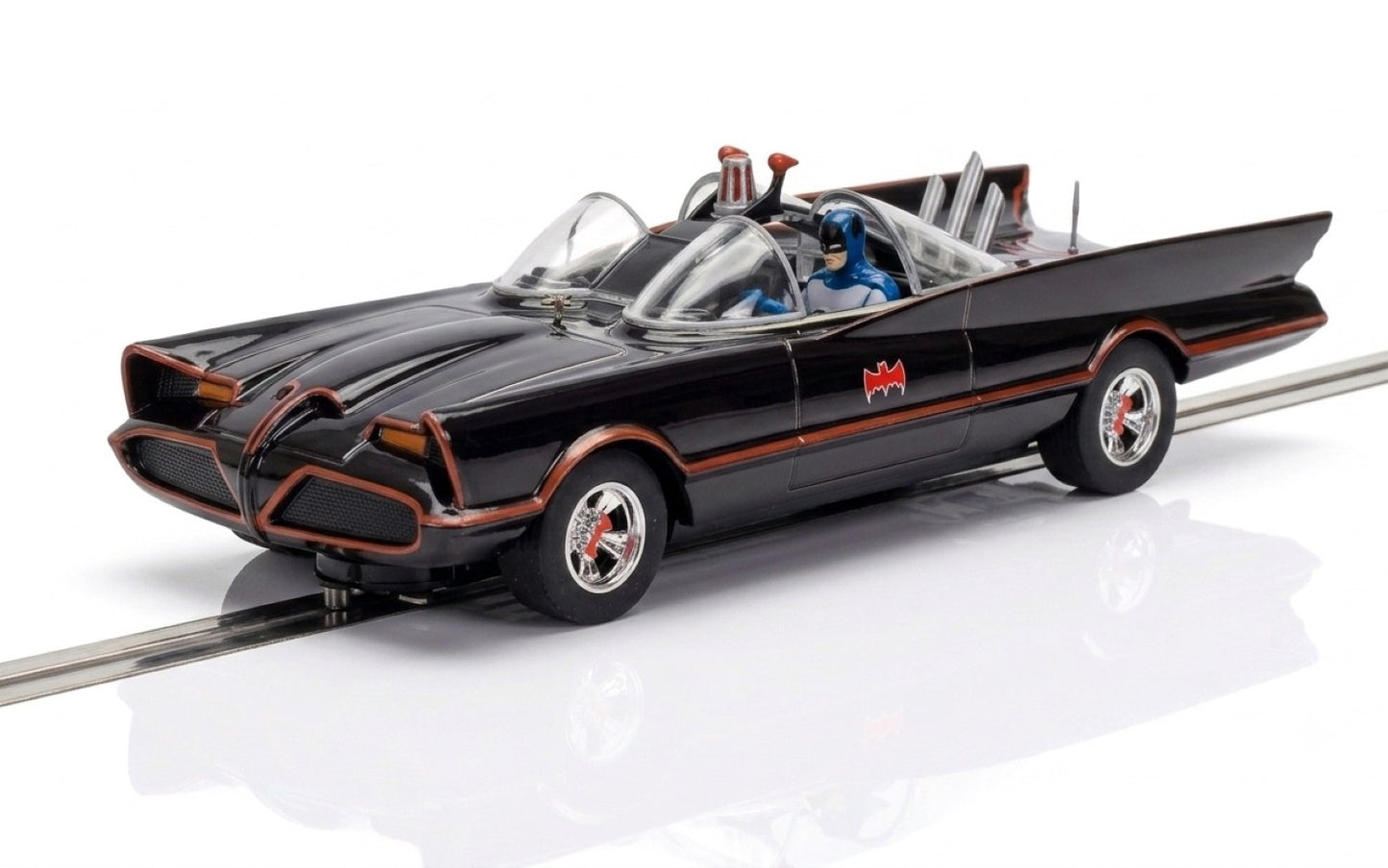 Scalextric C4576W Batmobile 1960s Chrome