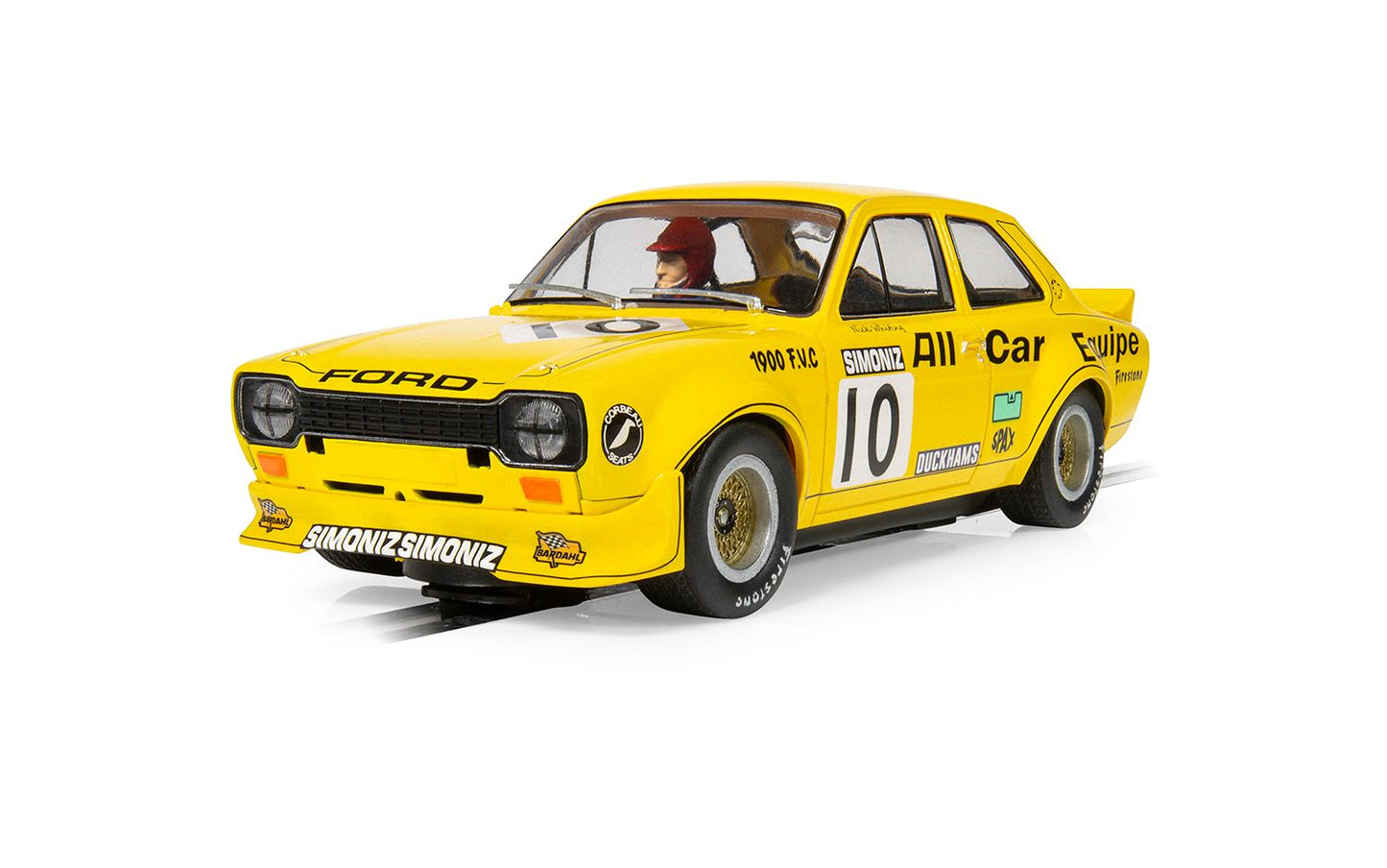 Scalextric C4590 Ford Escort Mk1 All Car Equipe Nick Whiting #10 Slot Car