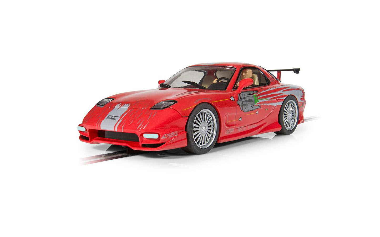 Scalextric C4592 Mazda RX7 Dom Toretto Fast And Furious Slot Car