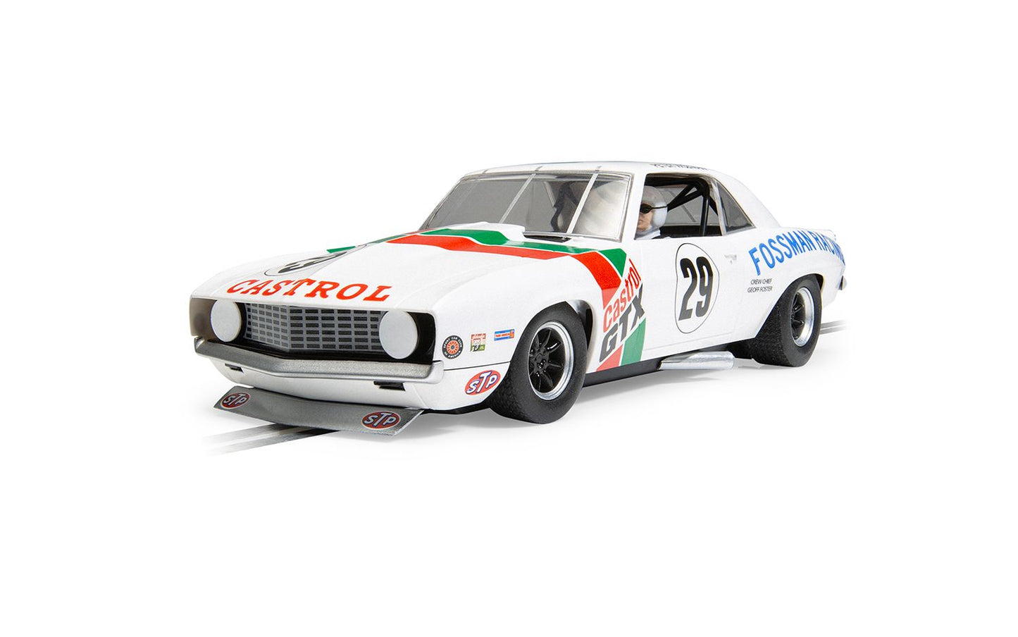 Scalextric C4643 Chevrolet Camaro Castrol Racing Trans Am 1971 #29 Slot Car