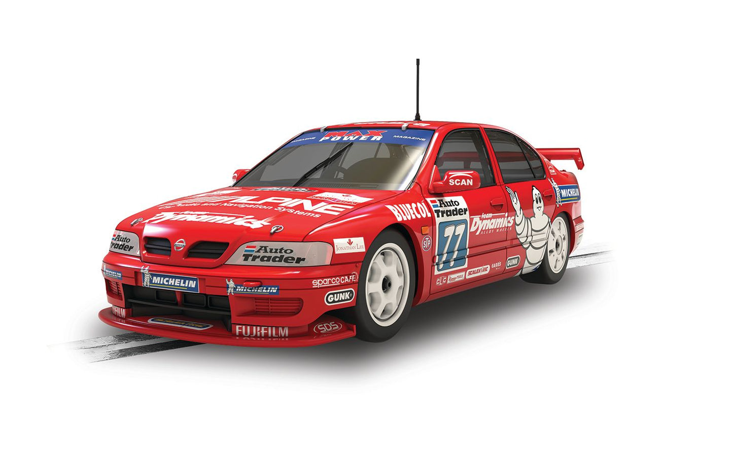 Scalextric C4679 Nissan Primera BTCC 1999 Matt Neal #77 Slot Car