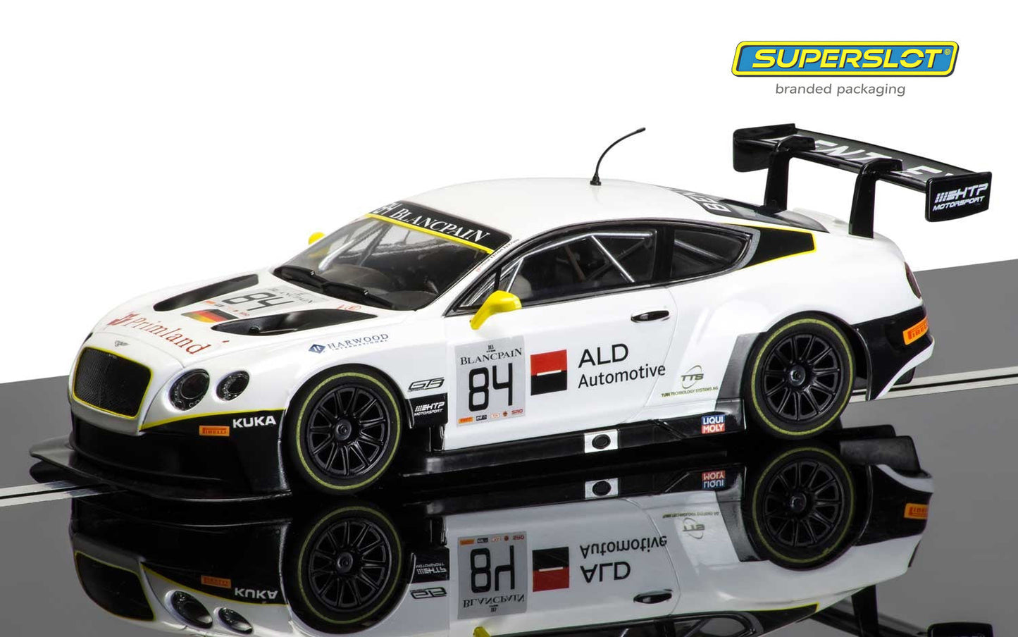 Scalextric C3714 (Superslot) Bentley Continental GT3 Blancpain Series 2015 #4 Slot Car