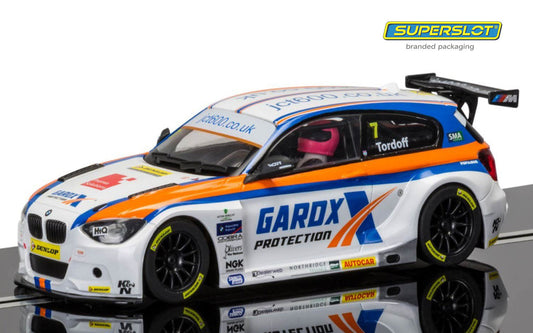 Scalextric C3735 (Superslot) BMW 125i BTCC Sam Tordoff #7 Slot Car