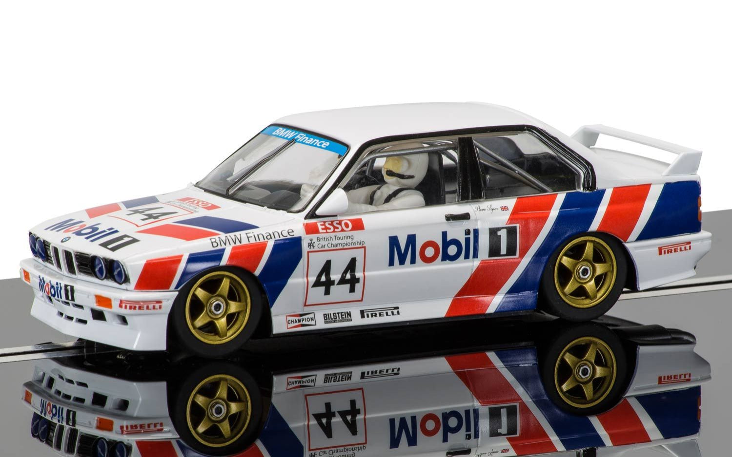 Scalextric C3782 BTCC BMW E30 M3 Steve Soper Donnington Park 1991 #44 Slot Car