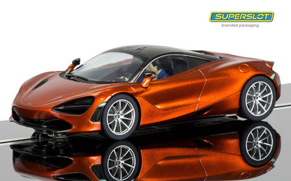 Scalextric C3895 (Superslot) McLaren 720S Azores Orange Slot Car
