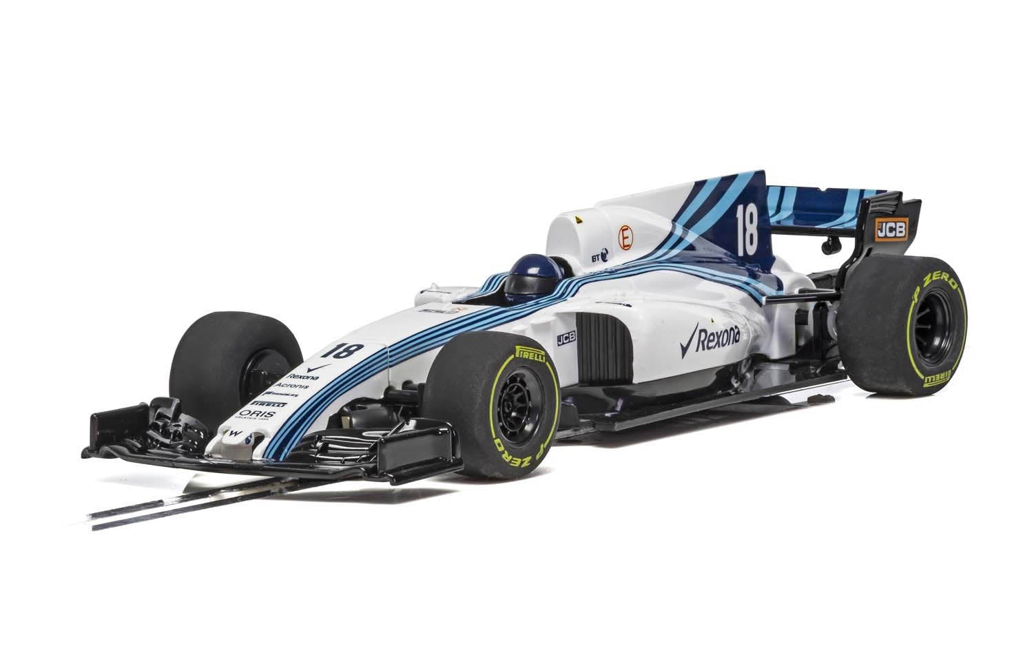 Scalextric C4021 Williams FW41 2018 #18 Slot Car