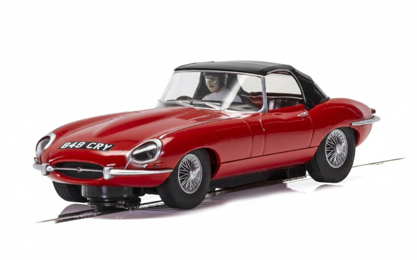 Scalextric C4032 Jaguar E-type Red 848CRY Slot Car