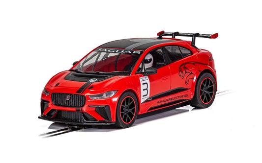 Scalextric C4042 Jaguar I-Pace Red #3 Slot Car