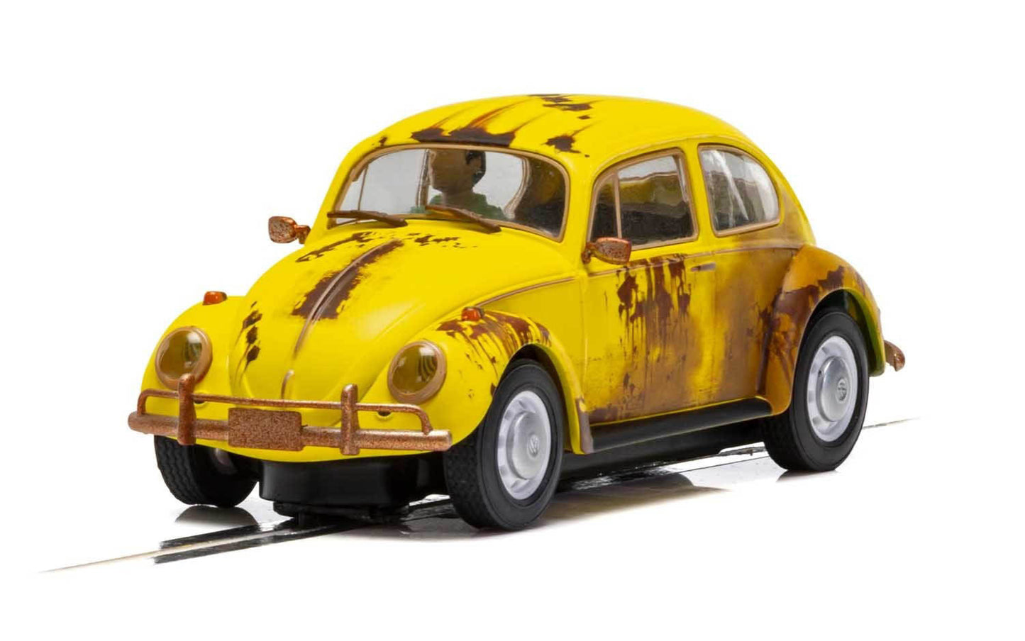 Scalextric C4045 VW Beetle Rusty Yellow Slot Car
