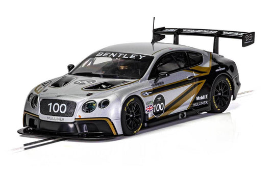 Scalextric C4057A Bentley Continental GT3 100 Extraordinary Years #100 Slot Car