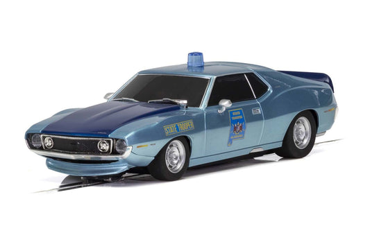 Scalextric C4058 AMC Javelin Alabama State Trooper Police Car Slot Car