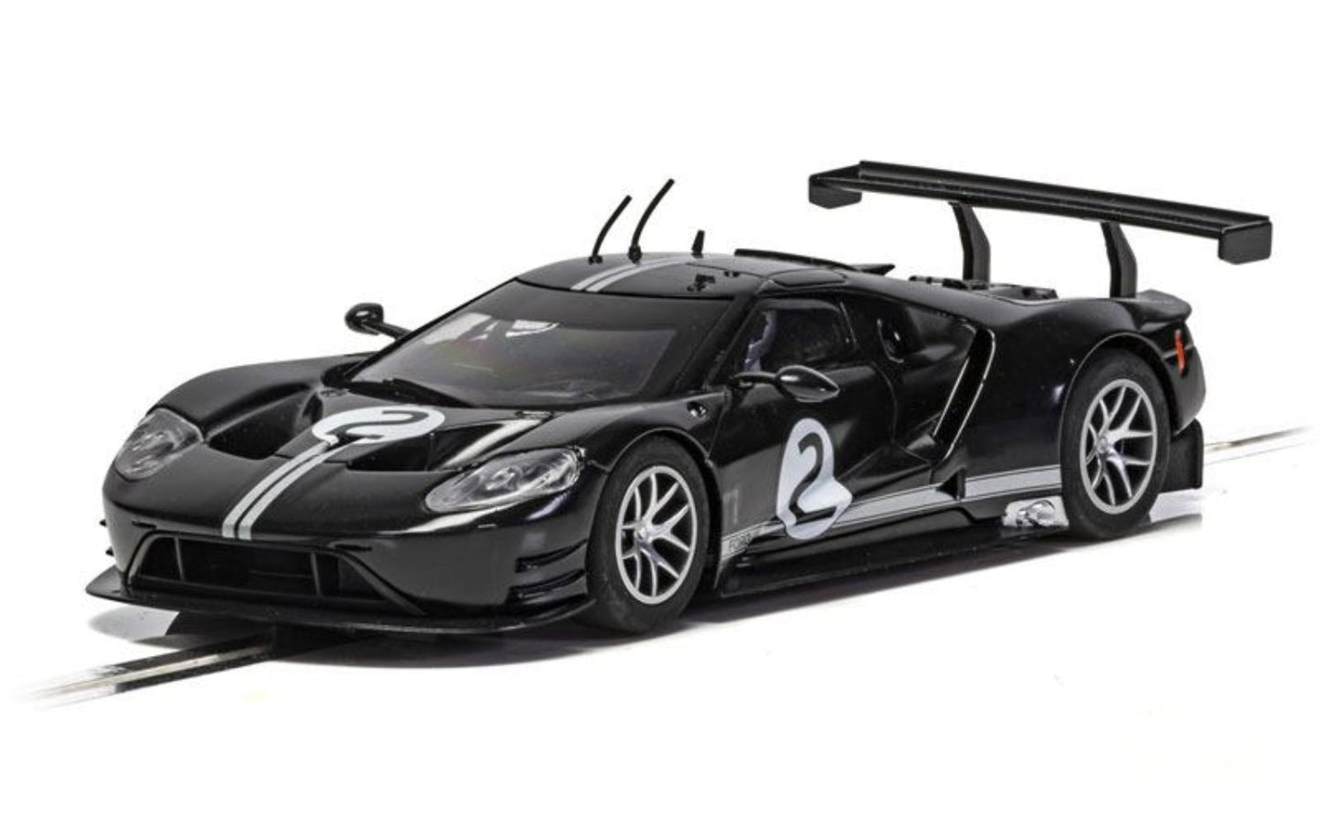 Scalextric C4063 Ford GT GTE Black Heritage #2 Slot Car