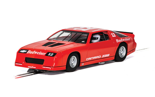 Scalextric C4073 Chevrolet Camaro IROC-Z Red #12 Slot Car