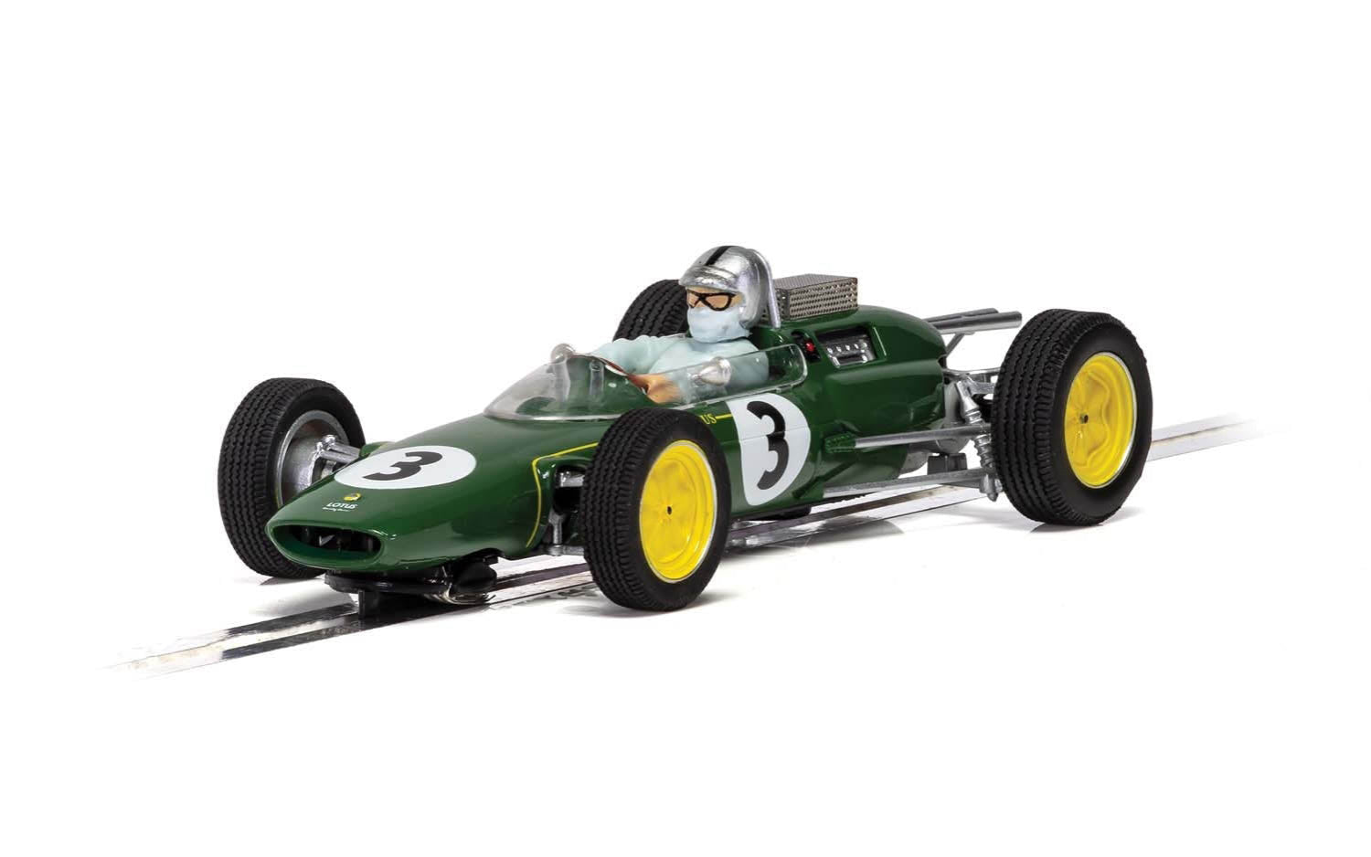 Scalextric C4083 Lotus 25 Monaco 1963 GP Jack Brabham #3 Slot Car