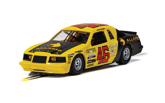 Scalextric C4088 Ford Thunderbird Yellow Black #46 Slot Car