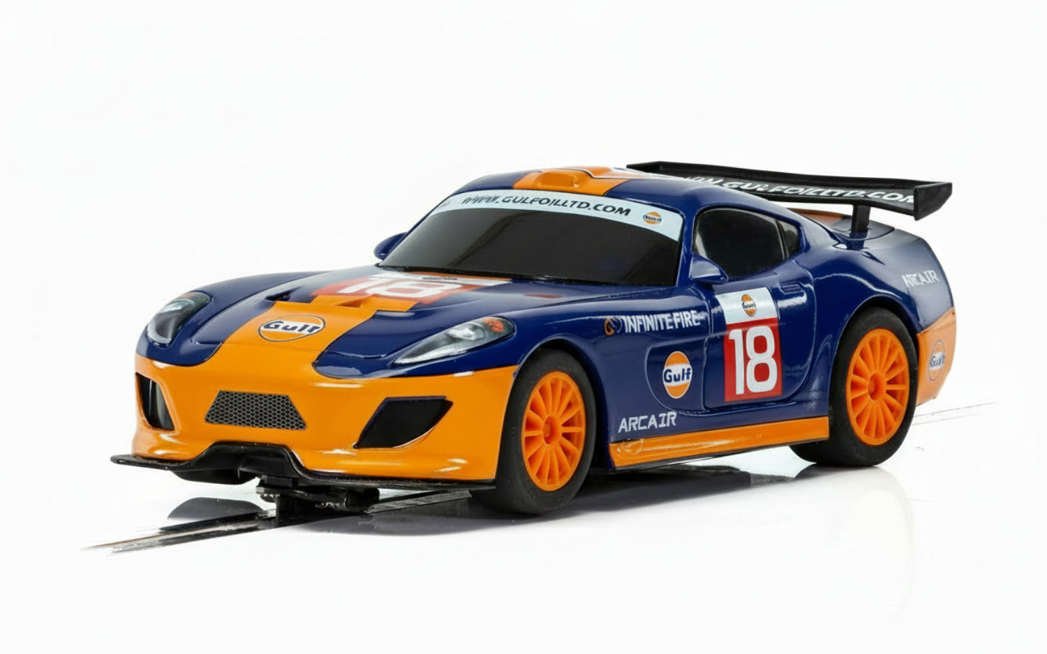 Scalextric C4091 Team GT Gulf #18 Slot Car
