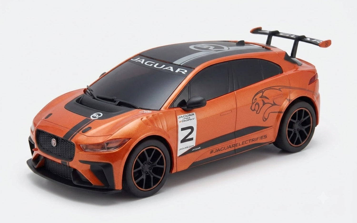 Scalextric C4093W Jaguar I-Pace Burnt Orange #2 Slot Car