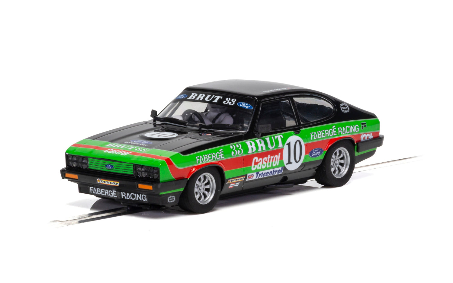 Scalextric C4101 Ford Capri Mk3 Brut #10 Slot Car