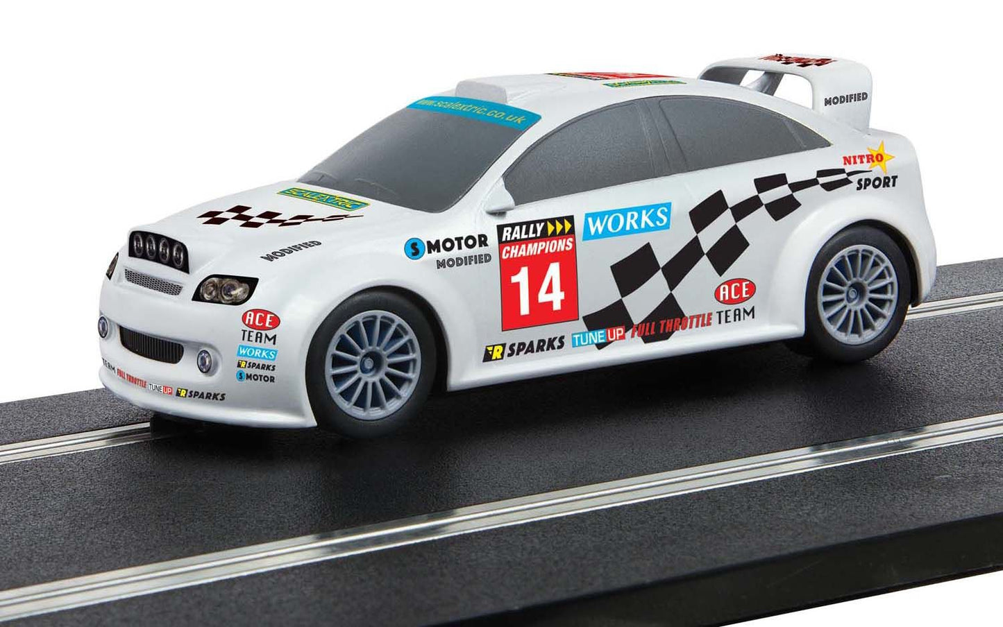 Scalextric C4116 Start Rally Car Team Modified #14 Slot Car