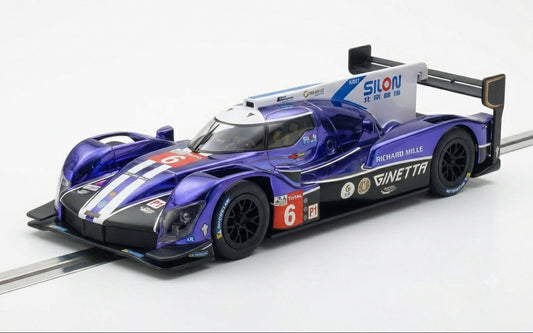 Scalextric C4119W Ginetta G60-LT-P1 Blue #6 Slot Car