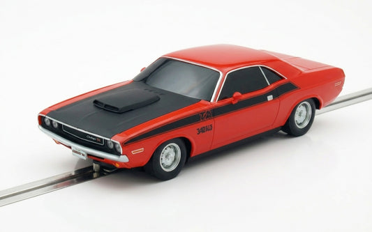 Scalextric C4122W Dodge Challenger Red Slot Car