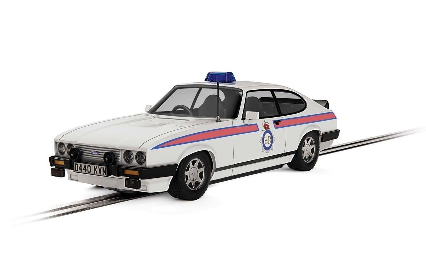 Scalextric C4153 Ford Capri Mk3 Greater Manchester Police Slot Car
