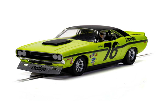Scalextric C4164 Dodge Challenger Sam Posey #76 Slot Car