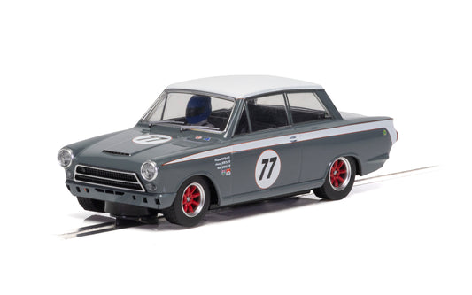 Scalextric C4177 Ford Lotus Cortina JRT #77 Slot Car