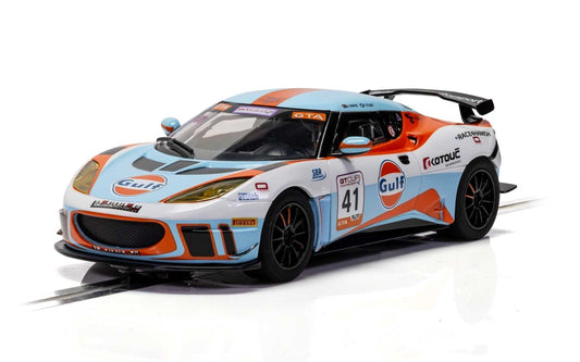Scalextric C4183 Lotus Evora GT4 Gulf #41 Slot Car