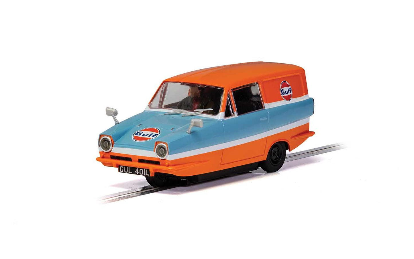 Scalextric C4193 Reliant Regal Van Gulf Slot Car