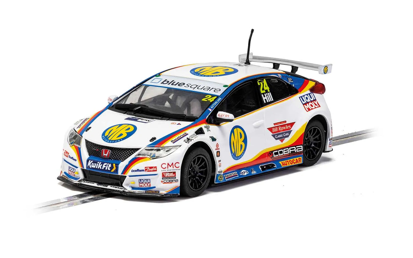 Scalextric C4210 Honda Civic Type R NGTC Jake Hill 2020 #24 Slot Car