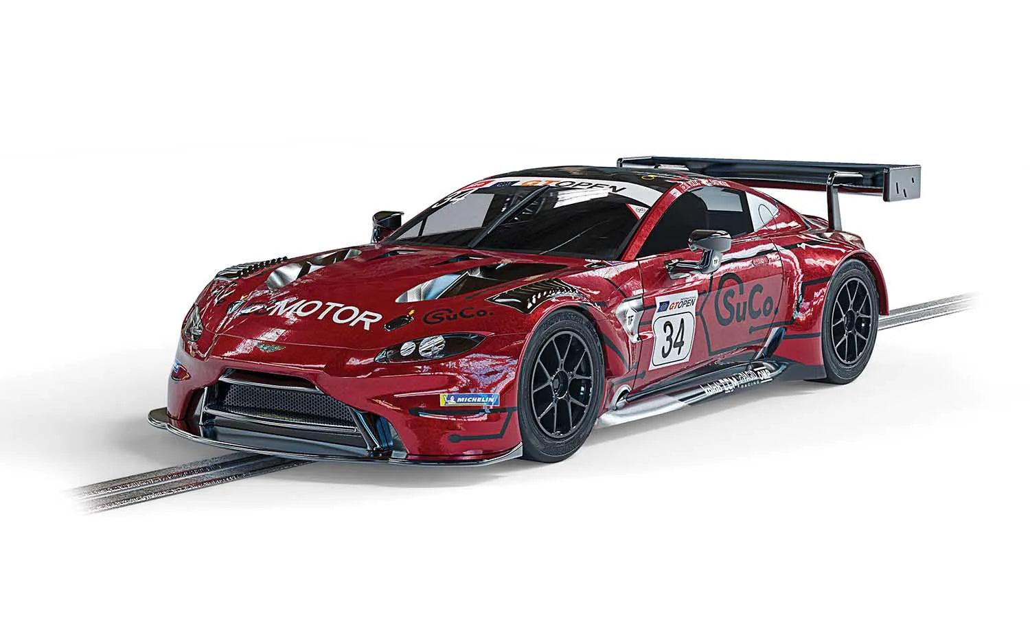 Scalextric C4233 Aston Martin GT3 Vantage TF Sport GT Open 2020 #34 Slot Car