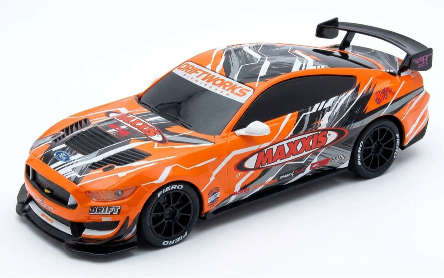 Scalextric C4273W Ford Mustang GT4 Drift Orange Slot Car
