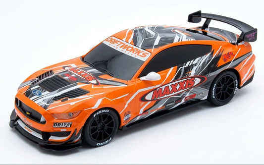Scalextric C4273W Ford Mustang GT4 Drift Orange Slot Car