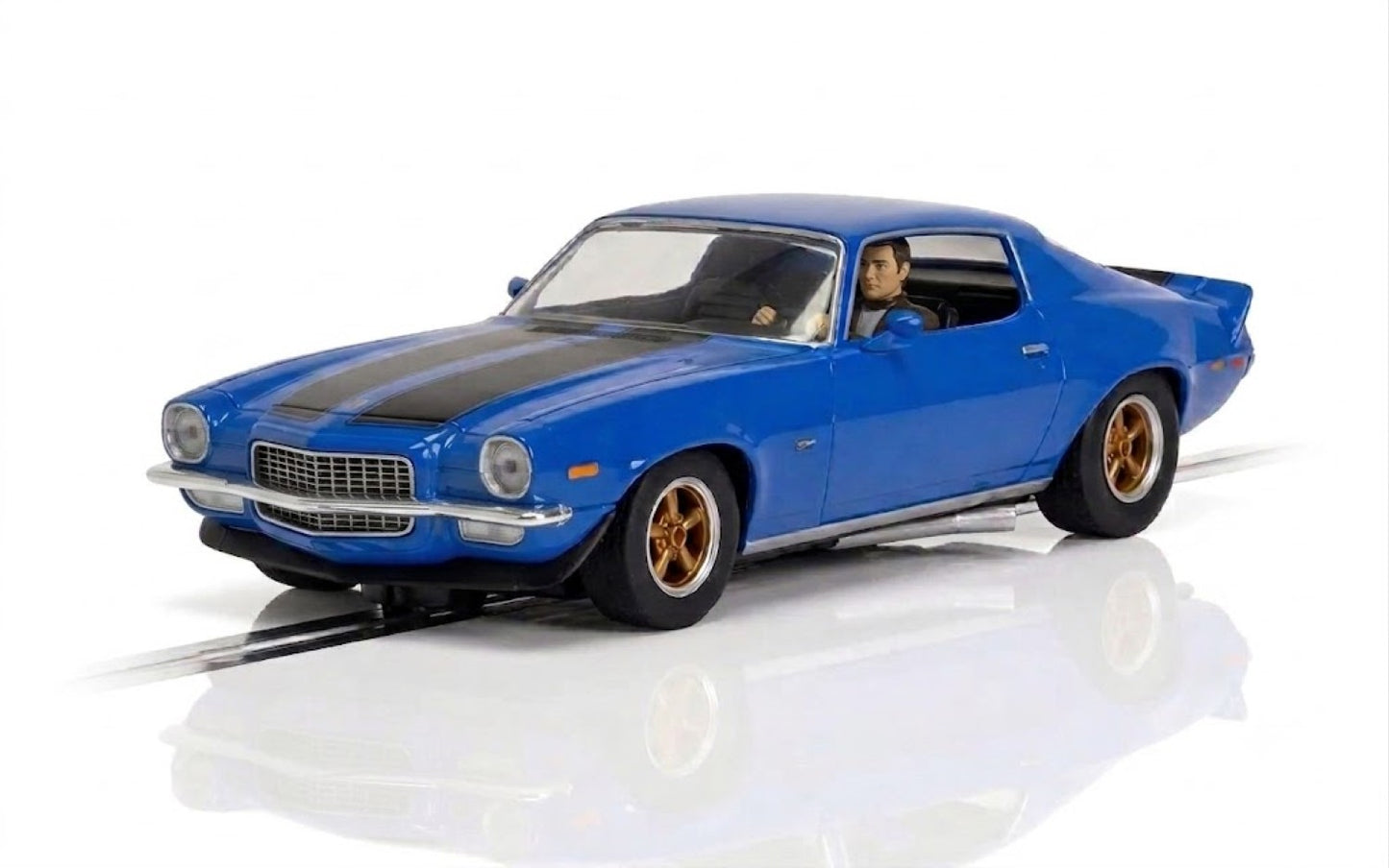 Scalextric C4293W Chevrolet Camaro Blue Slot Car