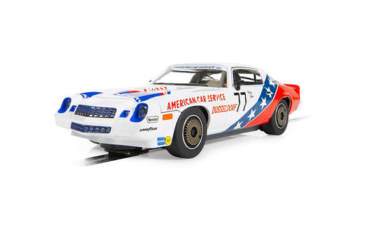 Scalextric C4300 Chevrolet Camaro Z28 Peter John DTM 1982 #77 Slot Car