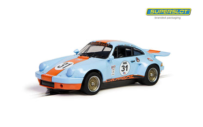 Scalextric C4304 (Superslot) Porsche 911 RSR 3.0 Gulf #31 Slot Car