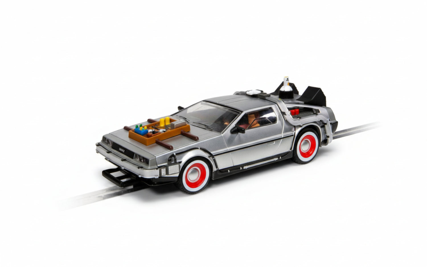 Scalextric C4307 DeLorean Back to the Future Part 3 Slot Car